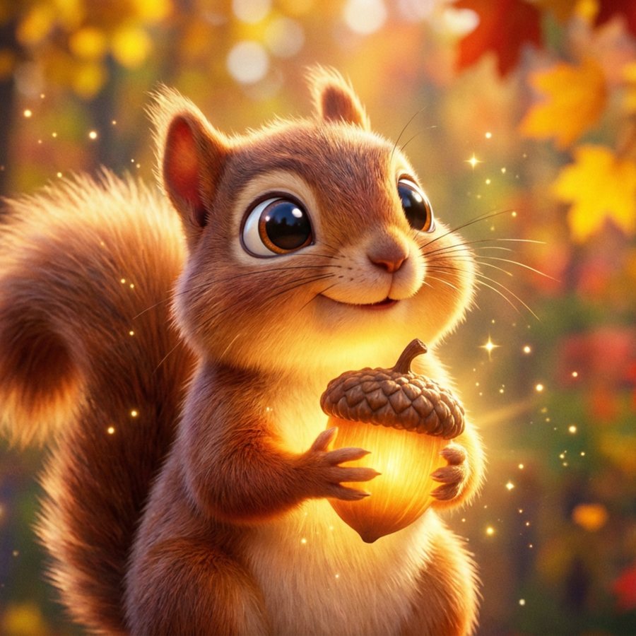 The Squirrel Who Discovered Gratitude