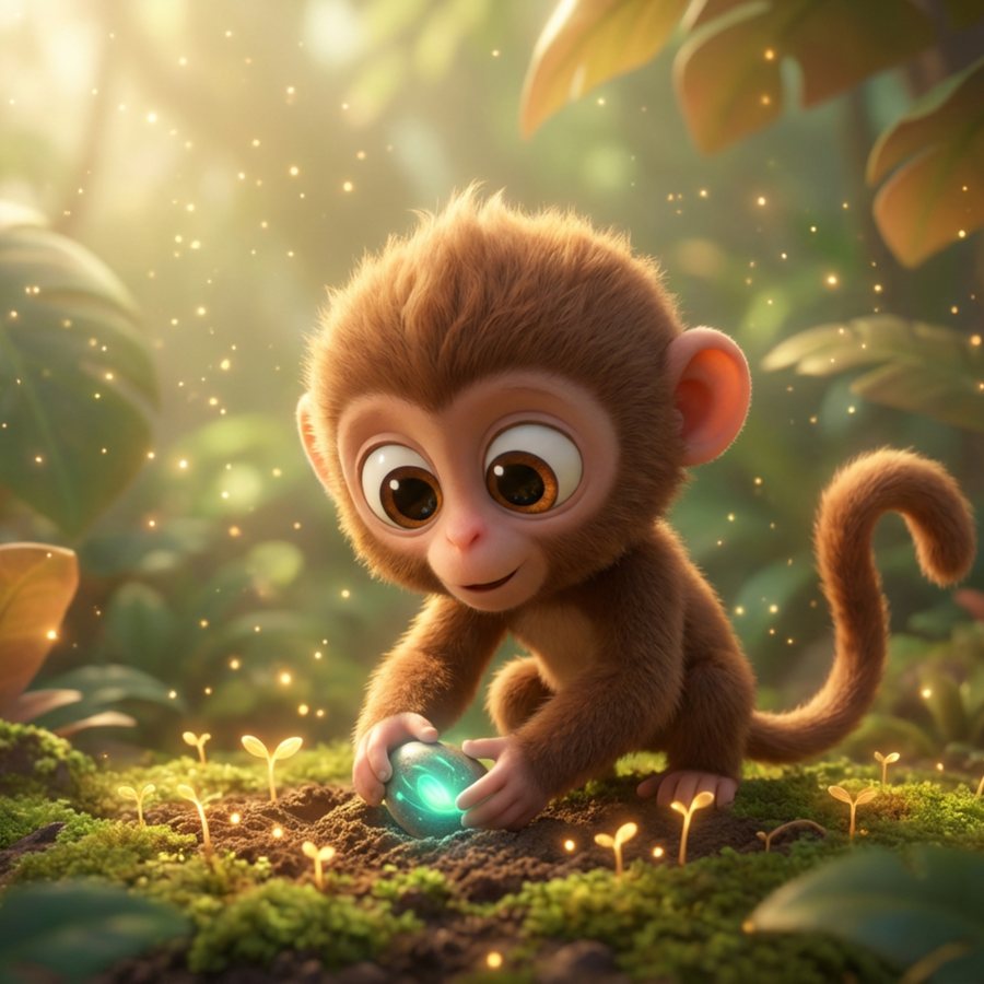 The Monkey Who Planted His Thoughts