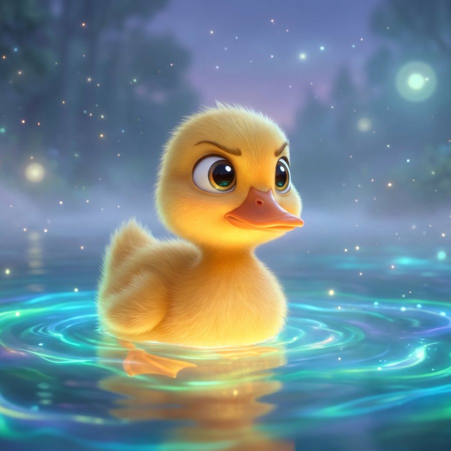 The Duckling Who Braved the Deep